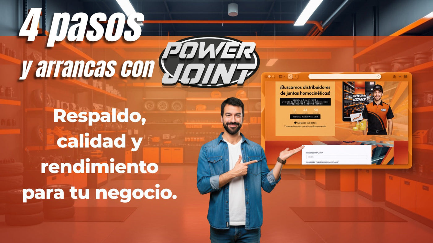 4 pasos y arrancas con POWER JOINT