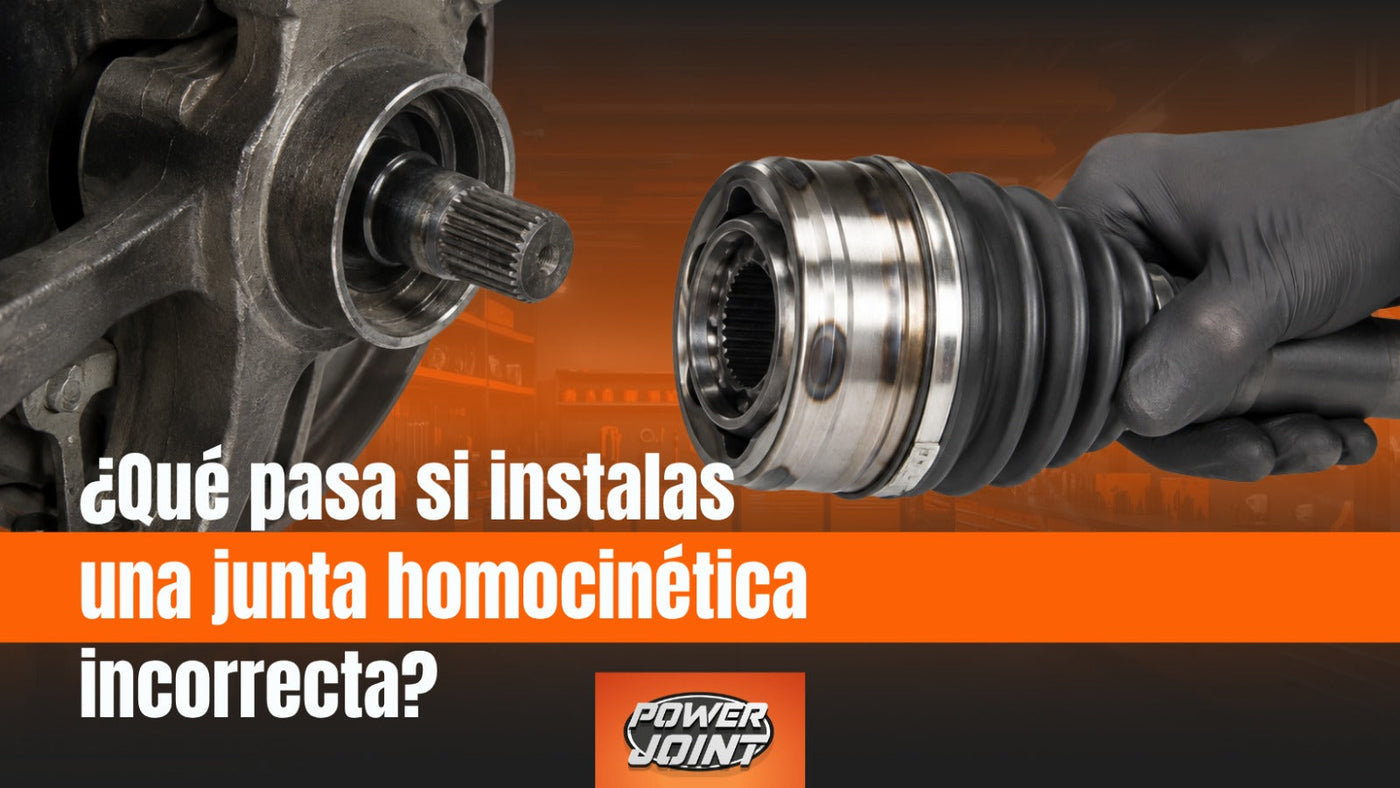 ¿Qué pasa si instalas una junta homocinética incorrecta?
